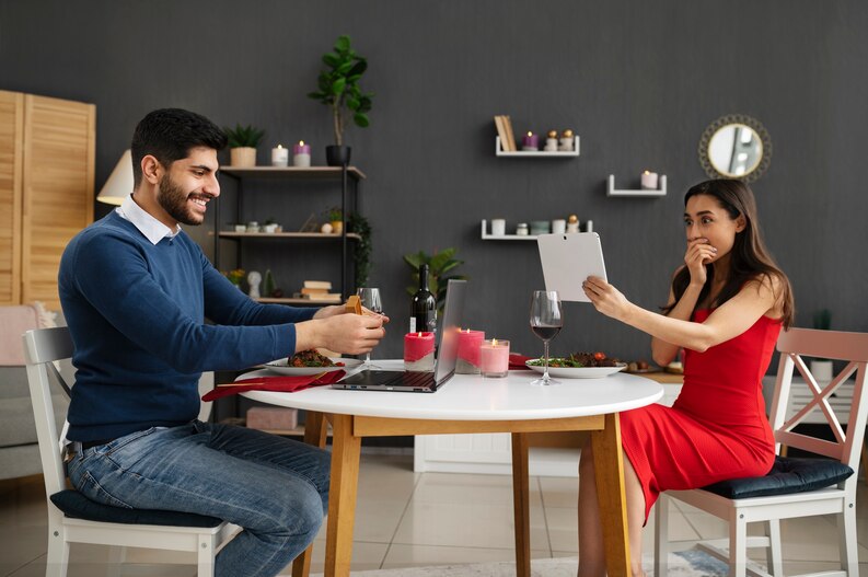 A virtual office setup showcasing the flexibility and benefits of remote workspaces for businesses